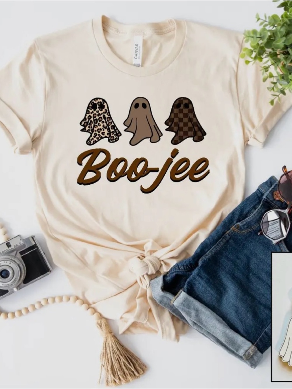 Boo-jee Cream Graphic Tee